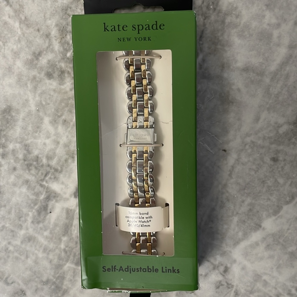 NWT kate spade 2 tone Apple Watch band